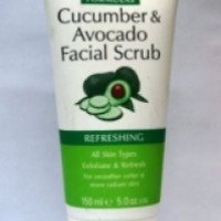 Скраб для лица Beauty Formulas Cucumber & Avocado