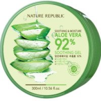 Гель для тела Nature Republic Soothing & Moisturizing 92% Natural Aloe Vera gel
