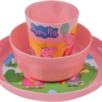 Набор детской посуды Little Angel "Свинка Пеппа"