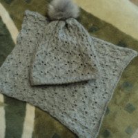 Комплект женский ТриТекс шапка+шарф