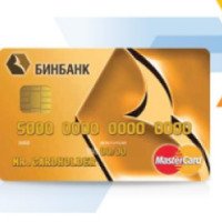 Кредитная карта "Бинбанка" MasterCard Gold