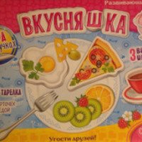 Развивающая игра на липучках Русский стиль "Вкусняшка"