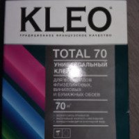 Универсальный клей Kleo Total 70 для всех видов флизелиновых, виниловых и бумажных обоев