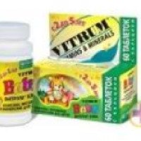Комплекс витаминов и минералов для детей Vitrum Baby с 2 до 5 лет
