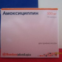Лекарственный препарат Hemofarm "Амоксициллин"
