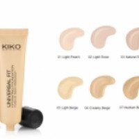 Тональный увлажняющий крем Kiko Universal Fit hydrating foundation