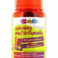 Жевательные мультивитамины для детей Pediakid