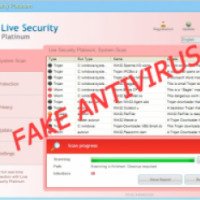 Как удалить из компьютера вирус Live Security Platinum