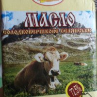 Масло сладкосливочное селянское "Томаковка" 72.5%