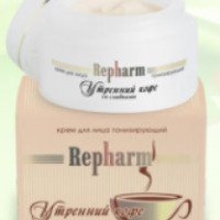 Тонизирующий крем для лица Repharm "Утренний кофе со сливками"