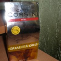 Кофе натуральный жареный молотый Corsini Qualita Oro