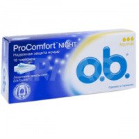 Тампоны o.b. ProComfort Night Normal