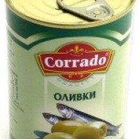 Оливки Corrado фаршированные анчоусом