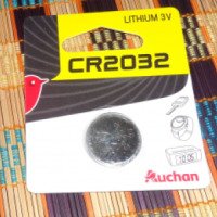 Батарейка литиевая Auchan CR2032