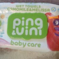 Влажные детские салфетки Ping & Vini