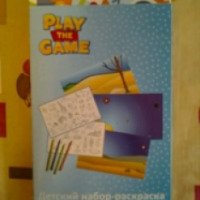 Детский набор-расскраска с аппликациями Play the Game Fix Price