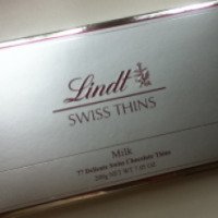 Швейцарские конфеты Lindt Swiss Thins milk chocolate