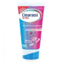Очищающий крем-гель Clearasil Ultra 2 в 1