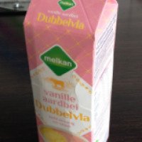 Молочный десерт Melkan Фла ванильно-малиновый