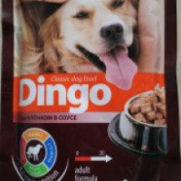 Корм для собак Dingo с цыпленком в соусе