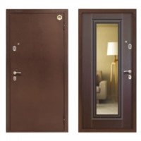 Входная металлическая дверь "Бульдорс" 12Т с зеркалом