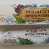 Зубная паста Svoboda "Фитокомплекс"