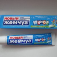 Зубная паста "Новый Жемчуг" Юниор яблоко+мята 7-12 лет
