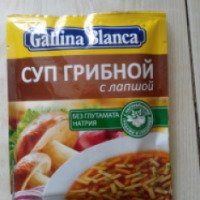 Суп Gallina Blanca грибной с лапшой