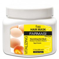 Маска для волос с яичным желтком Farmasi