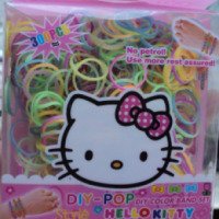 Резиночки для плетения браслетов Hello Kitty DIY Color Band Set