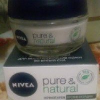 Ночной крем против морщин Nivea Pure&Natural