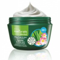 Крем для лица Avon Naturals Herbal "Шиповник и Алоэ" 20+