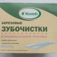 Березовые зубочистки Konfi