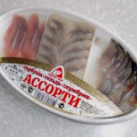 Ассорти рыбное "Вкусное море" Горбуша-сельдь-скумбрия