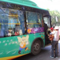 Общественный транспорт г. Санья (Китай о. Хайнань)
