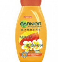 Шампунь для волос Garnier "Природная забота" Манго и Гардения