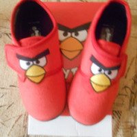 Туфли комнатные для мальчика "Angry birds"