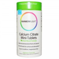 Цитрат кальция Rainbow Light "Calcium Citrate" и витамин D3
