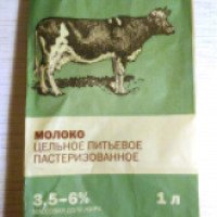 Молоко цельное питьевое пастеризованное Наша Ферма 3,8%