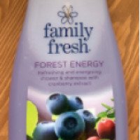 Гель для душа family fresh forest energy