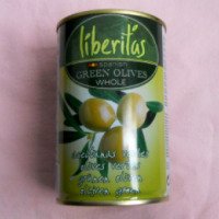 Оливки зеленые с косточкой "Liberitas"