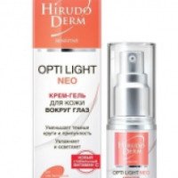Крем-гель для кожи вокруг глаз Hirudo Derm opti light neo