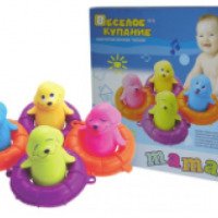 Набор игрушек для воды Maman Веселое купание "Тюлешки"