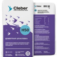Цементная шпаклевка Cleber H50