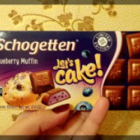 Шоколад Schogetten ''Черника маффин''