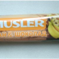 Батончик Musler "банан-шоколад" с цельными злаками