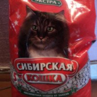 Наполнитель для кошачьего туалета Экстра Сибирская кошка для длинношерстных кошек