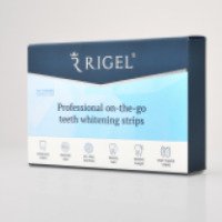 Отбеливающие полоски для зубов Rigel professional on -the-go teeth whitening strips