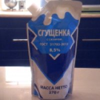 Сгущенка с сахаром Алексеевский молочноконсервный комбинат