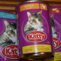 Консервированный корм для кошек Katty